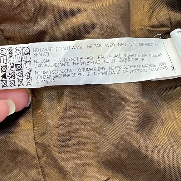 ZARA TRF British Collection Wool Military Peacoat Jacket S Preppy Academia - Picture 14 of 14